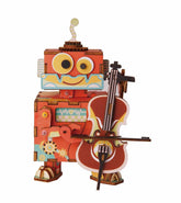 Robotime Music Box 3D Little Performer DIY Wooden Puzzle