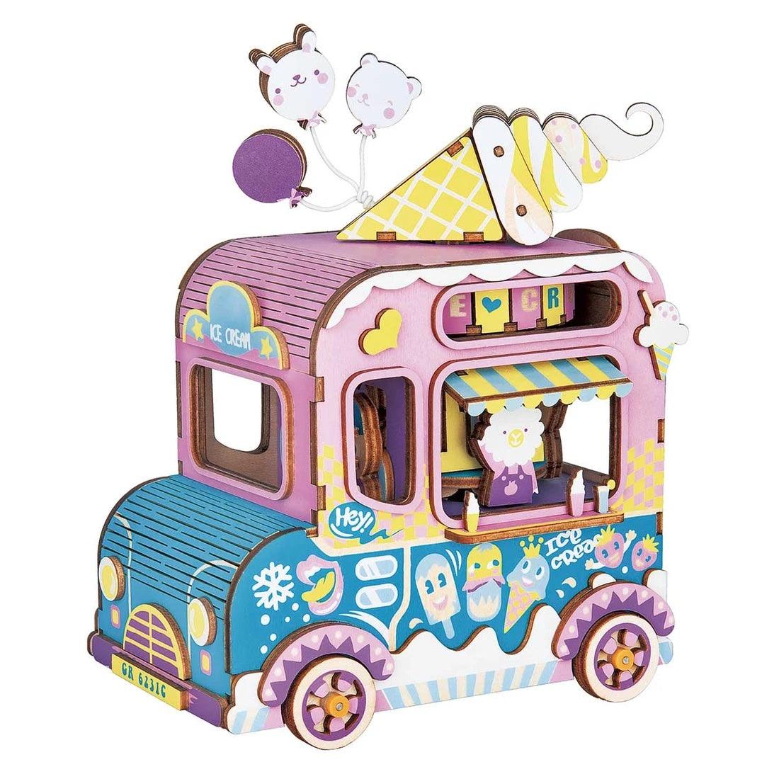 Robotime Music Box 3D Moving Flavor DIY Wooden Puzzle