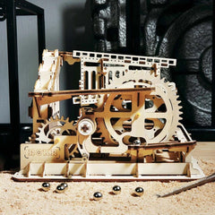 Robotime ROKR Marble Squad 3D Wooden Puzzle Roller Coaster Mechanical Model Self Craft