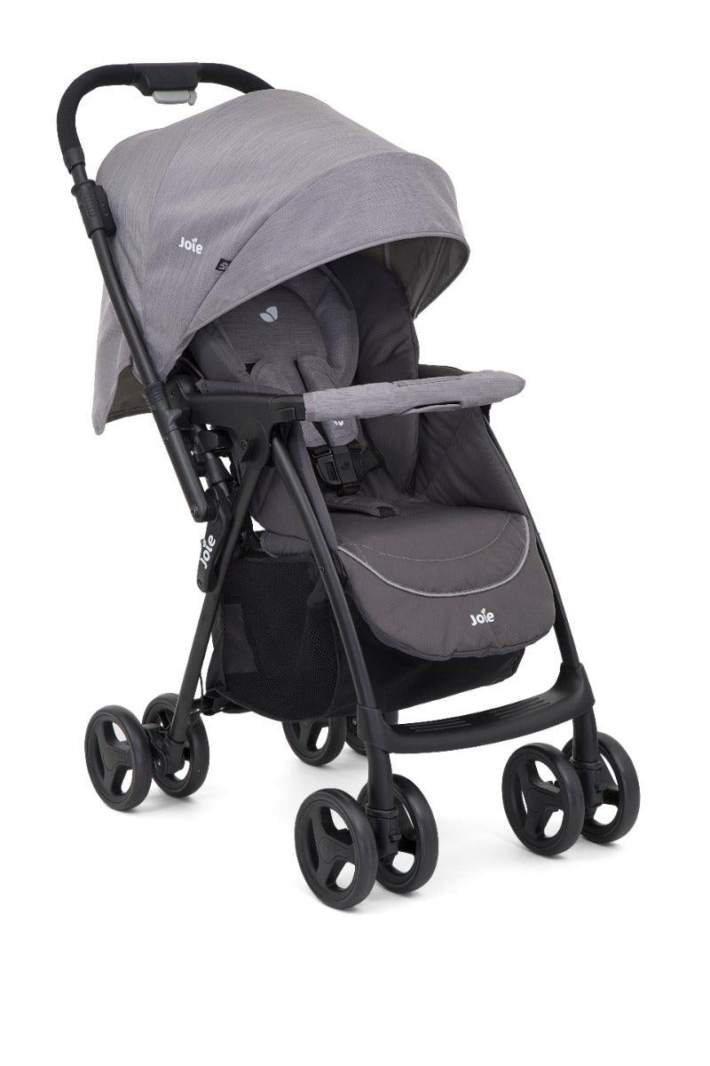 Joie Mirus Dark Pewter - Reversible Handle Stroller for Ages 0-3 Years