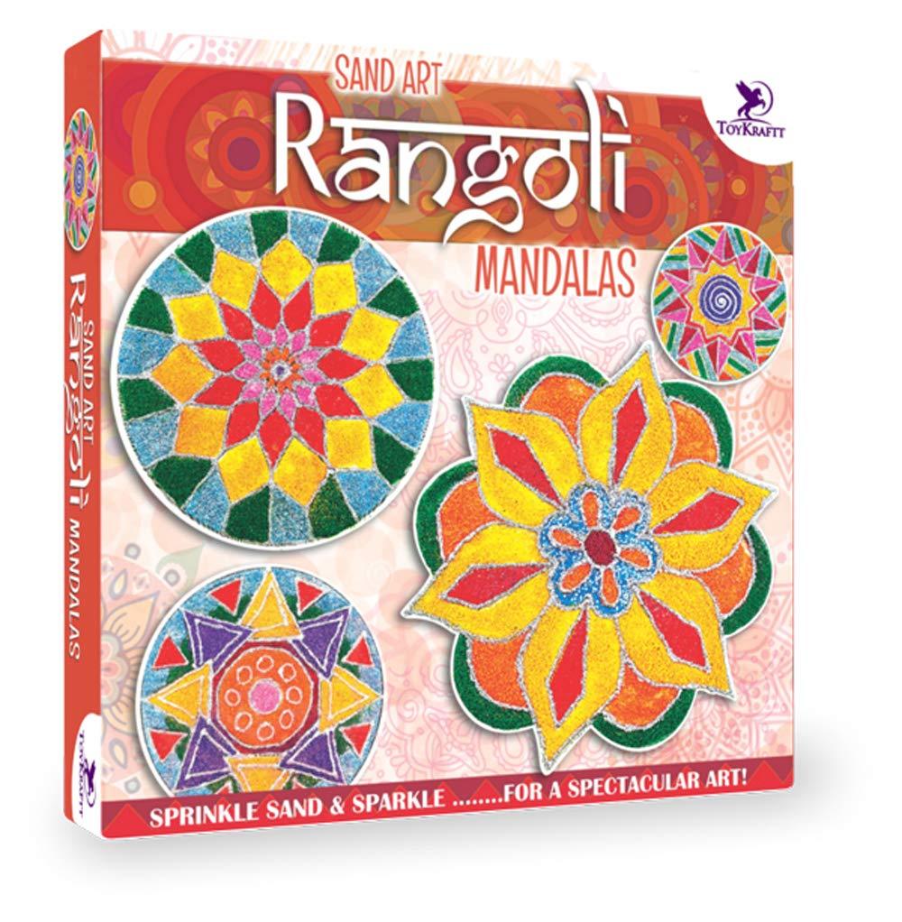 ToyKraft Sand Art Rangoli Mandala, Sand Art Kit for Kids