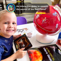 Shifu Orboot Mars - Interactive AR Planet Mars Globe Space Exploration for Kids Ages 6-12 Years (App Based Globe, Device Not Included)