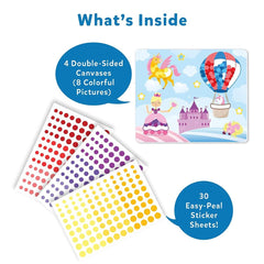 Skillmatics Art Activity Dot It! Unicorns & Princess - No Mess Sticker Art Gifts for Kids Ages 3 to 7 Years