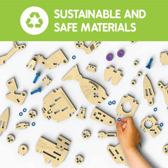 Skillmatics Buildables : Dinosaur x Robot STEM Learning Toys for Ages 10 - 99 Years