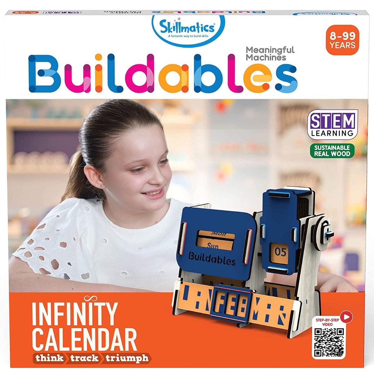 Skillmatics Buildables: Infinity Calendar (8-99 Years) | Stem Learning, Educational and Construction Activity Toy | Gifts for Kids Ages 8 and Up