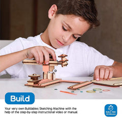 Skillmatics Buildables Sketching Machine, Stem Learning, Educational and Construction Activity Toy