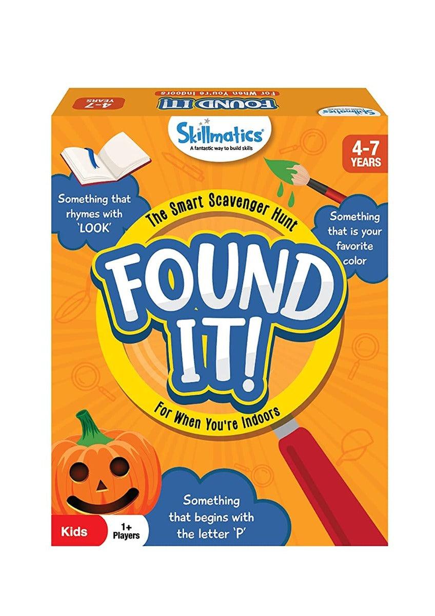 Skillmatics Card Game : Found It Indoor Edition | Super Fun & Smart Scavenger Hunt