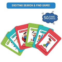Skillmatics Card Game : Found It Indoor Edition | Super Fun & Smart Scavenger Hunt