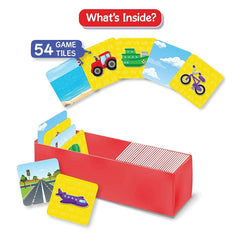 Skillmatics Connectors Educational Game: Cars, Boats, Planes & More | Fun & Fast Family Game of Smart Connections | Gifts for Boys and Girls Ages 3-6