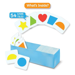 Skillmatics Connectors Educational Game: Shapes and Colors | Fun & Fast Family Game of Smart Connections | Gifts for Boys and Girls Ages 3-6