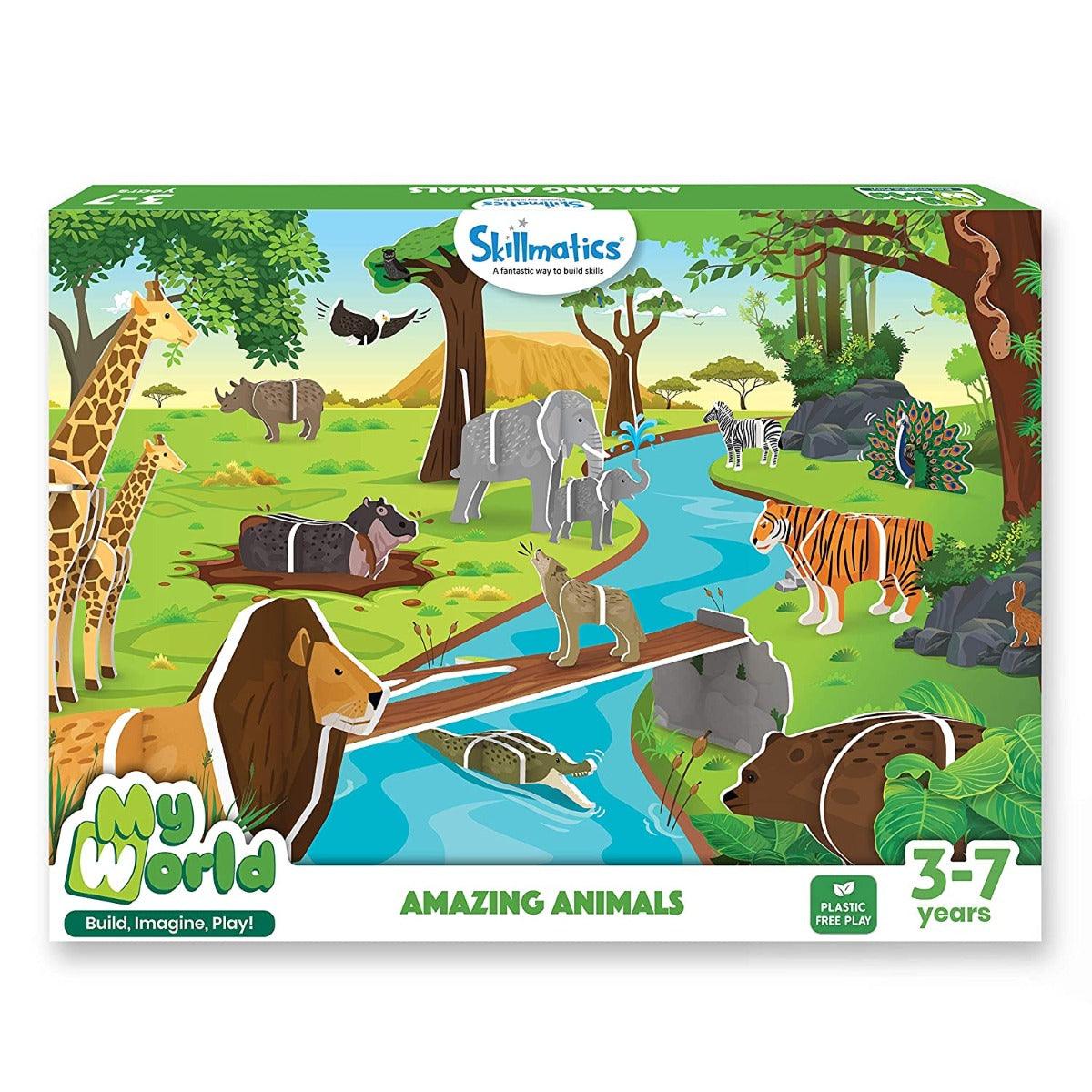 Skillmatics Educational Toy My World : Amazing Animals