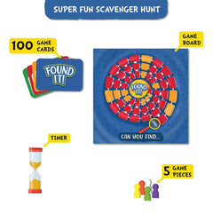 Skillmatics Found It! - Smart Scavenger Hunt Board Game for Ages 6 and Up