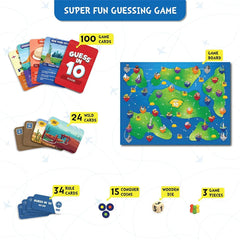Skillmatics Guess in 10 Around The World - Board Game for Ages 8 and Up