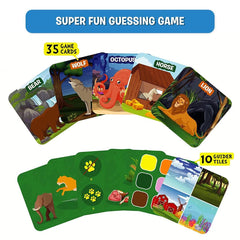 Skillmatics Guess in 10 Junior World of Animals - Card Game for Ages 3-6 Years