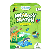 Skillmatics Memory Match Board Game : Animal Planet - Fun & Fast Memory Game for Kids Ages 3 to 7