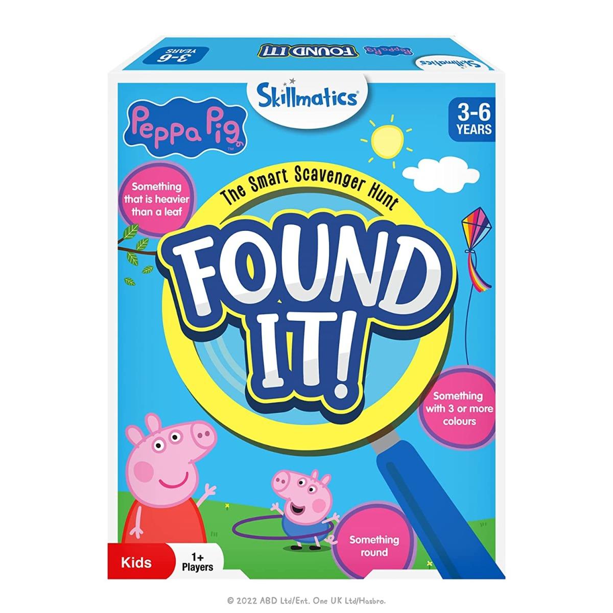 Skillmatics Peppa Pig Card Game : Found It! - Smart Scavenger Hunt & Super Fun Card Game Gifts for Ages 3 to 6