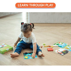 Skillmatics Shapes Scapes - Shape Matching Activity Educational Game for Ages 3-6 Years