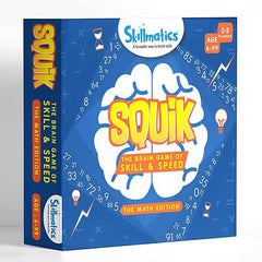 Skillmatics Squik - The Brain Game of Skill and Speed - The Math Edition