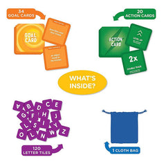 Skillmatics Squik - The Brain Game of Skill and Speed - The Word Edition