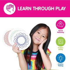 Skillmatics STEM Building Toy - Buildables Spin Art Station for Ages 8 and Up