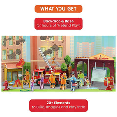 Skillmatics STEM Building Toy - My World Firefighters to The Rescue! for Ages 3-7 Years