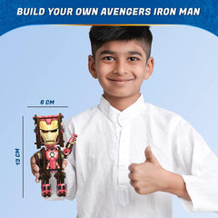 Skillmatics STEM Building Toy : Buildables Marvel Iron Man - DIY Action Toy Figures & Collectibles for Ages 8 and Up