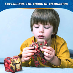 Skillmatics STEM Building Toy : Buildables Marvel Iron Man - DIY Action Toy Figures & Collectibles for Ages 8 and Up