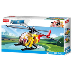 Sluban Aviation III - Helicopter, Building Blocks For Ages 6+ - FunCorp India