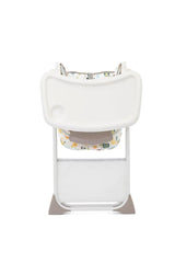 Joie Mimzy Snacker 2 in 1 High Chair Alphabet - Portable Booster Seat For Ages 0-3 Years