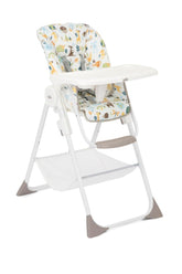 Joie Mimzy Snacker 2 in 1 High Chair Alphabet - Portable Booster Seat For Ages 0-3 Years