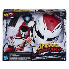 Marvel Spider-Man Maximum Venom Toy Venomized Iron Man Set, Includes Venomized Iron Man Mask, Dart Repulsor, For Ages 5 And Up