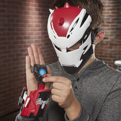 Marvel Spider-Man Maximum Venom Toy Venomized Iron Man Set, Includes Venomized Iron Man Mask, Dart Repulsor, For Ages 5 And Up