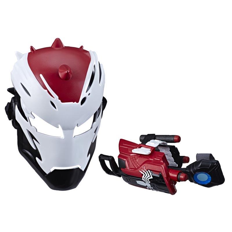 Marvel Spider-Man Maximum Venom Toy Venomized Iron Man Set, Includes Venomized Iron Man Mask, Dart Repulsor, For Ages 5 And Up