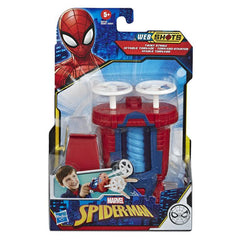 Spider-Man Web Shots Gear Twist Strike Blaster Toy, 3 Web Projectiles, For Kids Ages 5 & Up