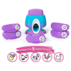 Spin Master GoGlam Nail Printer Go Glam Nail Stamper, Nail Studio with 5 Patterns to Decorate 125 Nails for Girls