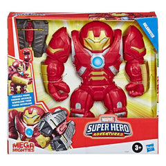 Superhero Adventures Mega Mighties Marvel Hulkbuster, Collectible 12-Inch Action Figure, Toys for Kids Ages 3 and Up