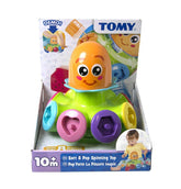Tomy Sort N Pop Spinning Top - Octopus, Multi Color