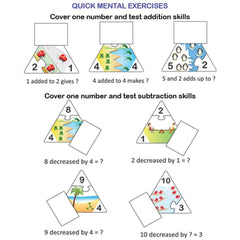 Toykraft Add & Subtract - Educational Puzzle Games for Kids Ages 4 - 6 years