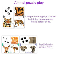 Toykraft Amazing Animals - Animal Puzzle for Kids Ages 3 to 6 years