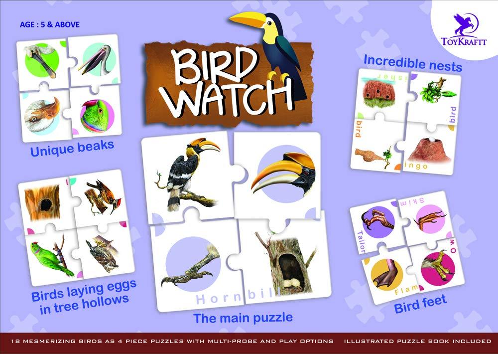 Toykraft Bird Watch - Educational Puzzle Games for Kids Ages 5 to 7 years