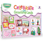 ToyKraft Celebrate with Greeting Cards - Learning Card Making Activity Kit for Kids Ages 7-12 years