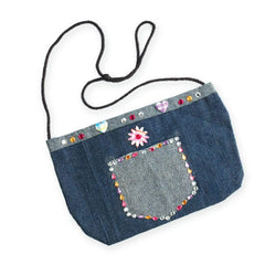 Toykraft Dazzle with Denim - Bags Making Kit for Kids Ages 8-15 years