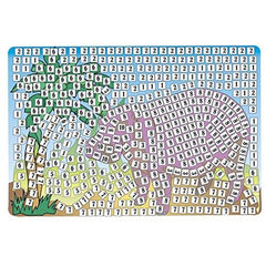 ToyKraft Mosaics Minis in The Jungle - Creative Art DIY Set for Kids Ages 3-8 years