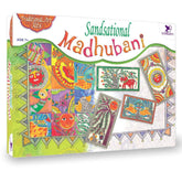 Toykraft Sand Art Sandsational Madhubani - Traditional Art Kits for kids Ages 7-12 years