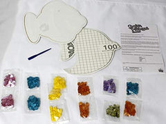 ToyKraft Sequin Craft for Kids Pictures - Fish - Sequin Craft kits for kids Ages 4-9 years