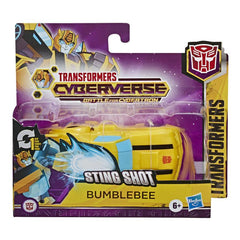 Transformers Bumblebee Cyberverse Adventures Action Attackers: 1-Step Bumblebee Figure, Sting Shot Action Attack