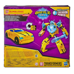 Transformers Bumblebee Cyberverse Adventures Battle Call Trooper Class Bumblebee, Voice Activated Energon Power Lights, Ages 6 and Up, 5.5-inch