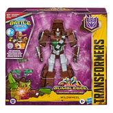 Transformers Bumblebee Cyberverse Adventures Battle Call Trooper Class Wildwheel, Voice Activated Energon Power Lights, Ages 6 and Up, 5.5-inch