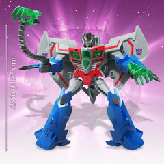 Transformers Bumblebee Cyberverse Adventures Trooper Class Starscream, Voice Activated Energon Power Lights