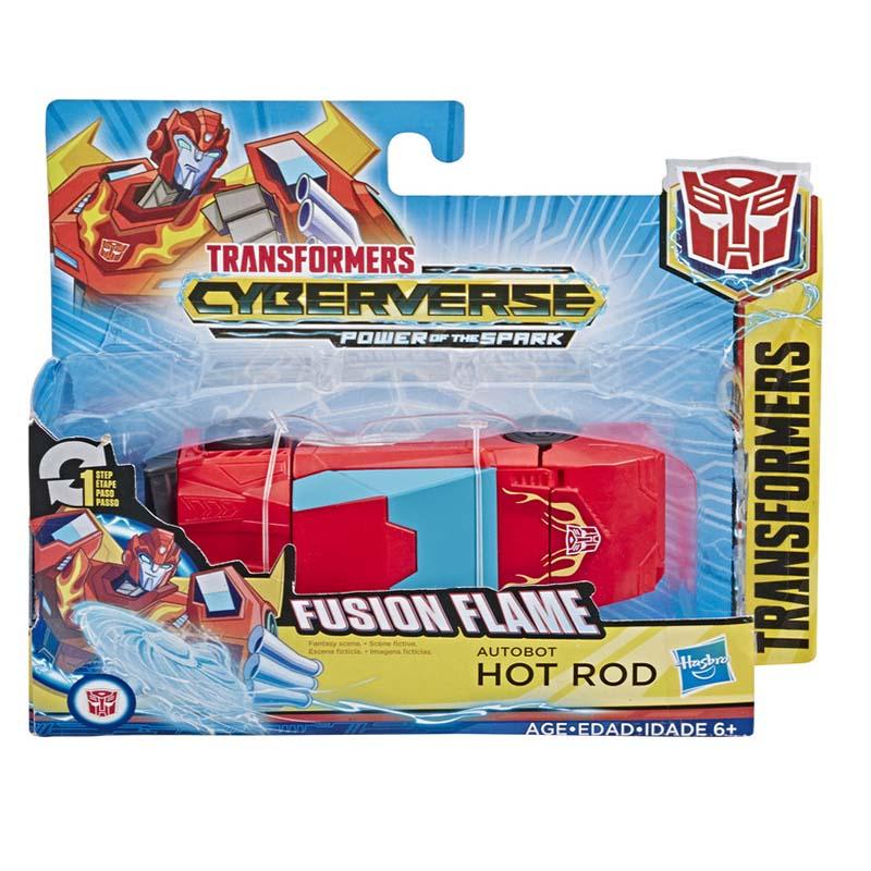 Transformers Cyberverse Action Attackers: 1-Step Changer Hot Rod Action Figure